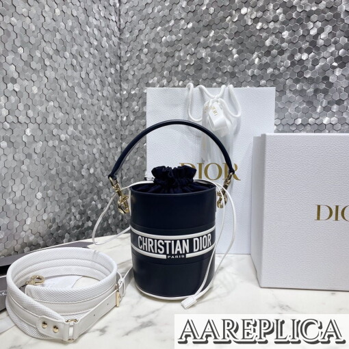 Replica Small Dior Vibe Bucket Bag M8703OOBR_M928 9