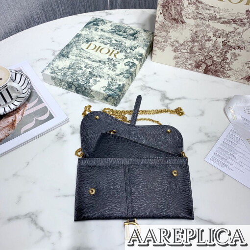 Replica Dior Saddle Wallet S5614CBAA_M900 6