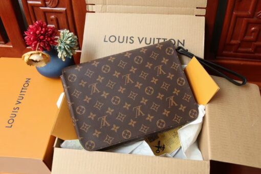 Replica Louis Vuitton S Lock A4 Pouch LV M80774 5