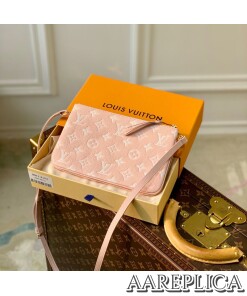 Replica Louis Vuitton Double Zip Pochette LV M81429 2