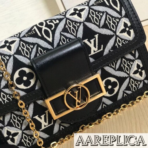 Replica Louis Vuitton Since 1854 Dauphine Chain Wallet LV M69992 4