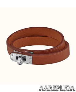 Replica Hermes Mini Kelly Double Tour Bracelet H081182CK37T1