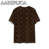 Replica LV 1AAU5B Louis Vuitton Explosive style velvet Men Women’s T-shirt L56223 10