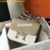 Replica Hermes Birkin Handbags Designer Hermes Bag Epsom Leather 28522 Elephant Grey 10