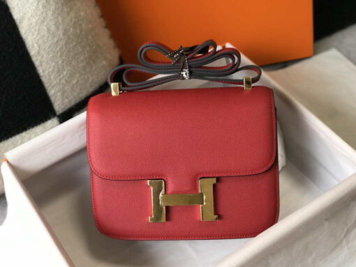 Replica Hermes Constance Cross Body Bag Epsom Leather Gold H28411 3