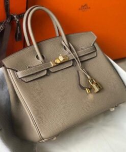 Replica Hermes Birkin Handbags Designer Hermes Tote Bag Togo Leather 28332 Gray 2