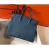 Replica Hermes Kelly Danse 22cm Leather Bag 20351 Plum 10