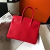 Replica Hermes Kelly Danse 22cm Leather Bag 20351 Plum 9