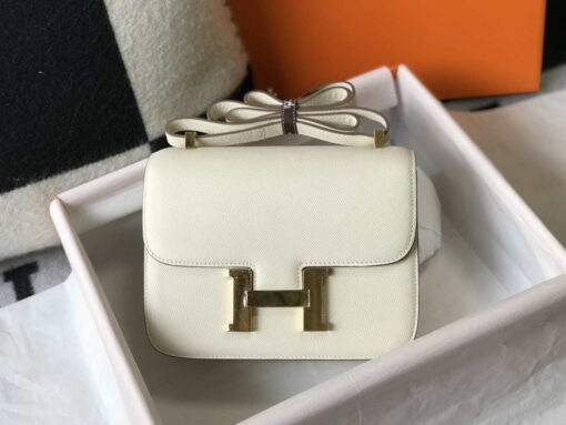 Replica Hermes Constance Cross Body Bag Epsom Leather Gold H28405 2