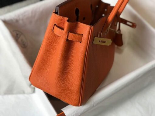 Replica Hermes Birkin Designer Tote Bag Togo Leather 28342 Orange 3