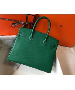 Replica Hermes Birkin Designer Tote Bag Togo Leather 28339 Green