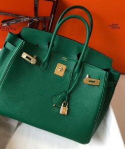 Replica Hermes Birkin Designer Tote Bag Togo Leather 28339 Green 2