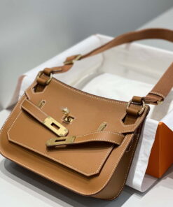 Replica Hermes 316413 Jyspiere Leather Hermes bags Brown H900921 2