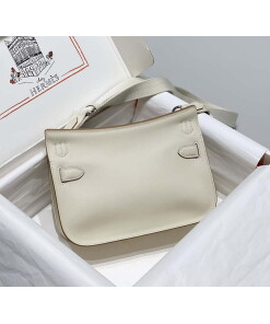 Replica Hermes 316413 Jyspiere Leather Hermes bags White H900917