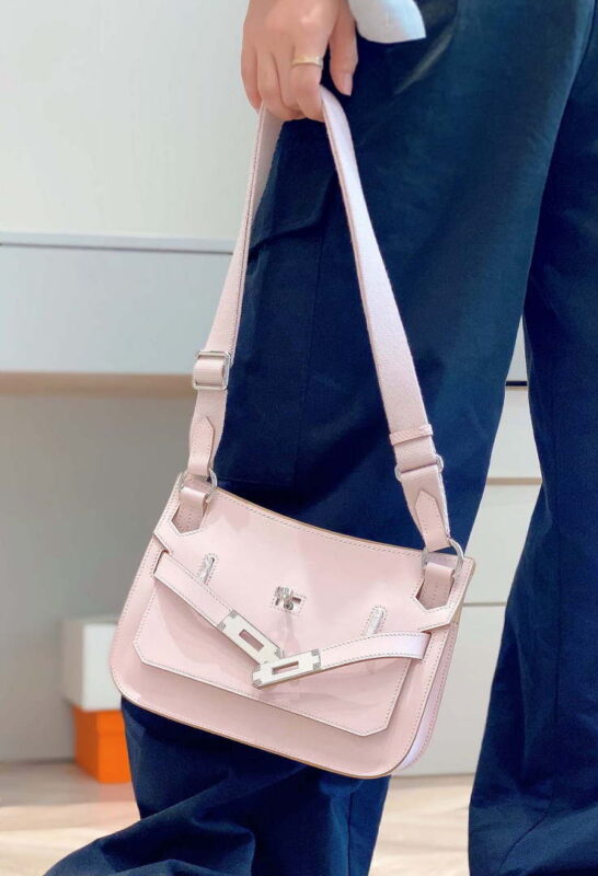 Replica Hermes 316413 Jyspiere Leather Hermes bags Pink H900916 11