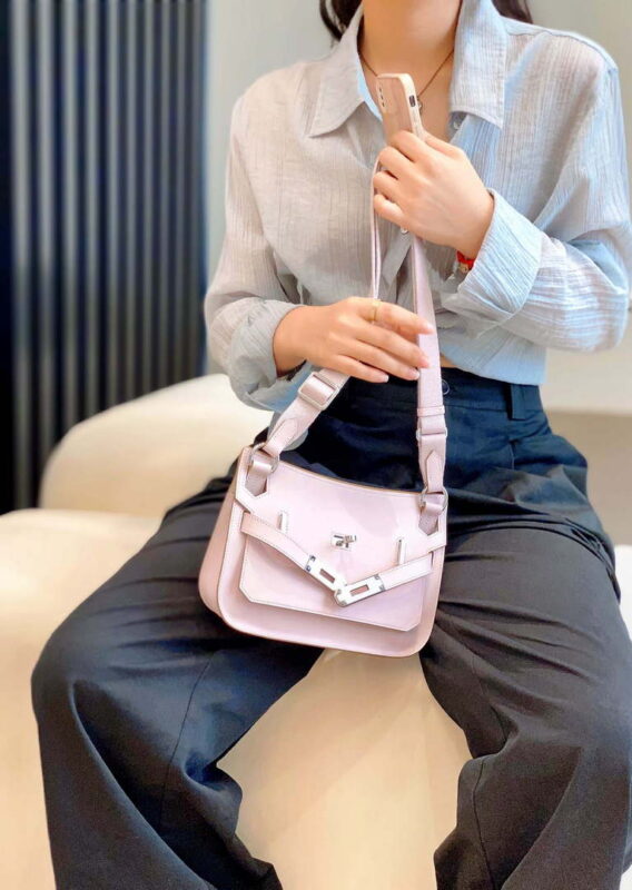 Replica Hermes 316413 Jyspiere Leather Hermes bags Pink H900916 17