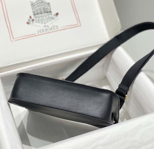 Replica Hermes 316413 Jyspiere Leather Hermes bags Black H900914 3