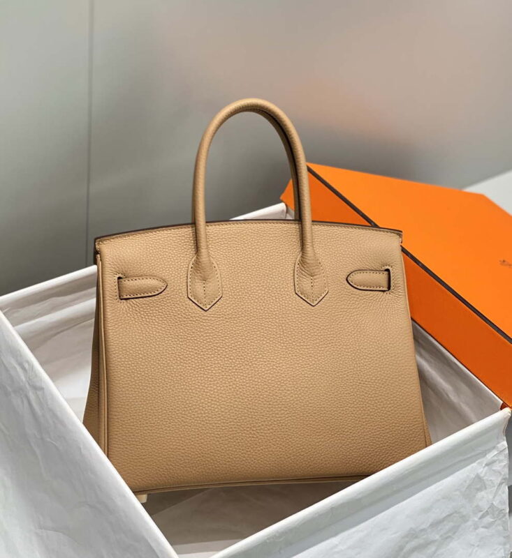 Replica Hermes Birkin Designer Tote Bag Togo Leather 28567 Camel 10