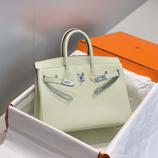 Replica Hermes Birkin Designer Tote Bag Togo Leather 28565 bubble green 3