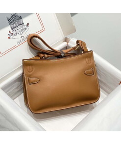 Replica Hermes 316413 Jyspiere Leather Hermes bags Brown H900921