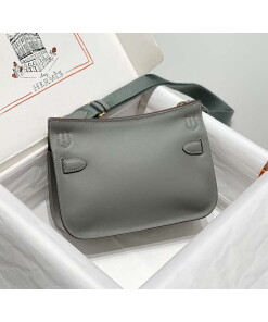 Replica Hermes 316413 Jyspiere Leather Hermes bags Gray h900920