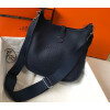 Replica Hermes Kelly 2424 Leather 29cm H230268 Black Shoulder bag 10