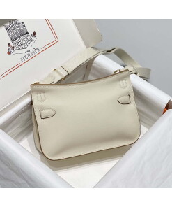 Replica Hermes 316413 Jyspiere Leather Hermes bags White H900918