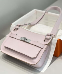 Replica Hermes 316413 Jyspiere Leather Hermes bags Pink H900916 2