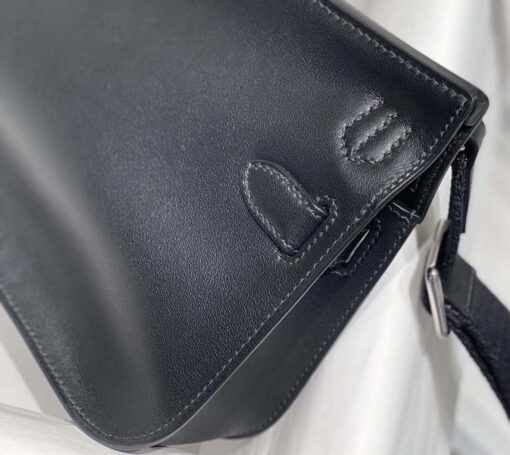 Replica Hermes 316413 Jyspiere Leather Hermes bags Black H900915 3