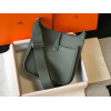 Replica Hermes 316413 Jyspiere Leather Hermes bags Elephant gray H900913 10