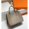 Replica Hermes Mini 2424 Leather 21cm H230263 Weimaraner color 9