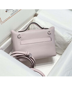 Replica Hermes Mini 2424 Leather 21cm H230263 fantasy Purple