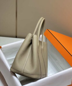 Replica Hermes Light Gray Togo Medium Garden Party 36cm Bag H239056 2