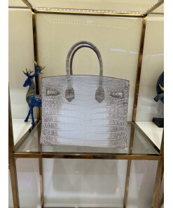 Replica Hermes Birkin Designer Tote Bag Himalaya Crocodile Leather H99820