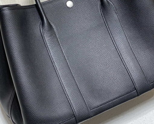 Replica Hermes Black Togo Medium Garden Party 36cm Bag H239055 4