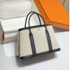 Replica Hermes Mini 2424 Leather 21cm H230263 Black 10