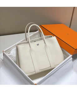 Replica Hermes Beige Clemence Garden Party 30cm Bag H239042