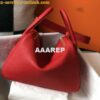 Replica Hermes Kelly Bag Hermes 19CM Epsom Shoulder Mini Bag Wine red 20462 9