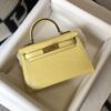 Replica Hermes Kelly Bag Hermes 19CM Epsom Shoulder Mini Bag Apricot 20466 9