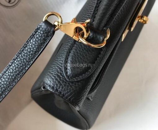 Replica Hermes Kelly Danse 20318 Designer Tote Shoulder Strap Bag 28 32cm Black 22