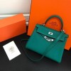 Replica Hermes Kelly Danse 20311 Designer Tote Shoulder Strap Bag Green 13