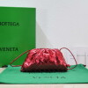 Replica BV 585852 Bottega Veneta Mini Pouch Buckskin leather clutch with strap metallic Gold 9