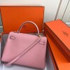 Replica Hermes Kelly Danse 22cm Leather Bag 20360 Gray 10