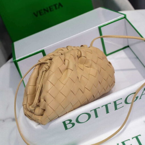 Replica BV 585852VCPP19776 Bottega Veneta Mini Pouch Beige 3