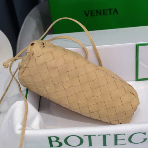 Replica BV 585852VCPP19776 Bottega Veneta Mini Pouch Beige 5