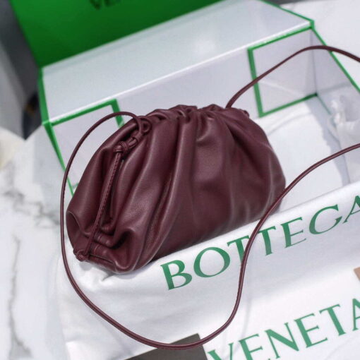 Replica Bottega Veneta 585852 BV Mini Pouch Wine Red Bag 2