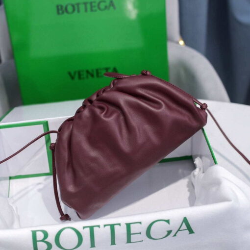 Replica Bottega Veneta 585852 BV Mini Pouch Wine Red Bag 3