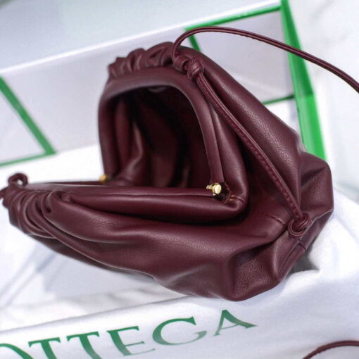 Replica Bottega Veneta 585852 BV Mini Pouch Wine Red Bag 6