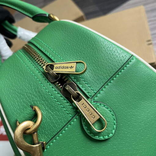 Replica Gucci 727558 Adidas X Gucci Medium Duffle Bag Green 6