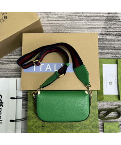 Replica Gucci 727791 Adidas X Gucci Mini Bag Green